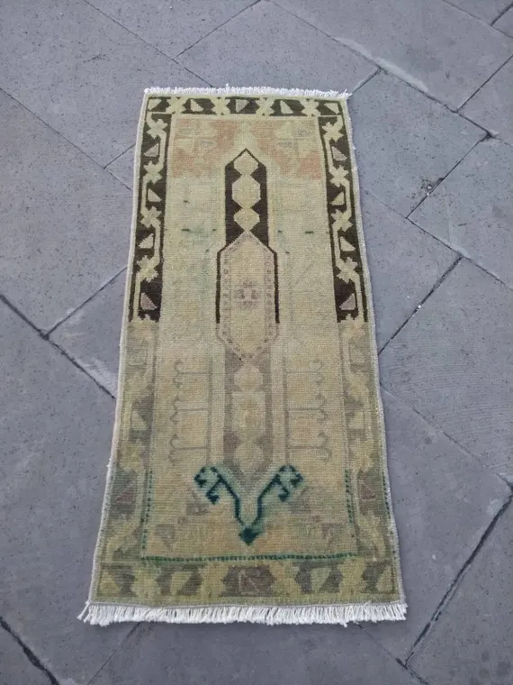 Oushak Rug Vintage Rug Small Rughandmade Rug Turkısh Rug | Etsy | Etsy (US)