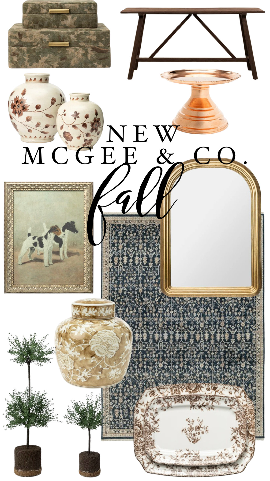 Pretty new fall home decor from McGee & Co. Lots of pattern and texture and great colors for the upcoming season. 

Art | Mirror | Rug | Topiary | Vase | Pot | Platter | Dishes | Thanksgiving Dishes | Storage | Cake Platter | Copper | Table | Console

 

 #LTKSeasonal #LTKHome #LTKSaleAlert