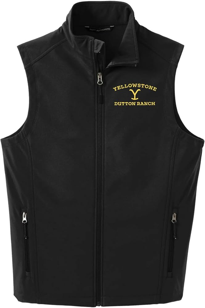 PARAMOUNT NETWORK Yellowstone Dutton Ranch Logo Core Soft Shell Vest Officially Licensed | Amazon (US)