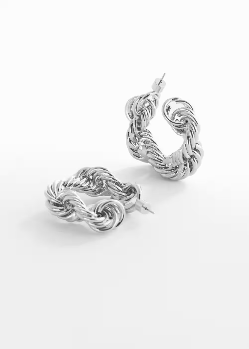 Intertwined hoop earrings | MANGO (US)