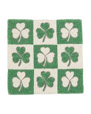 Shamrock Checkered Square Beaded Placemat | TJ Maxx