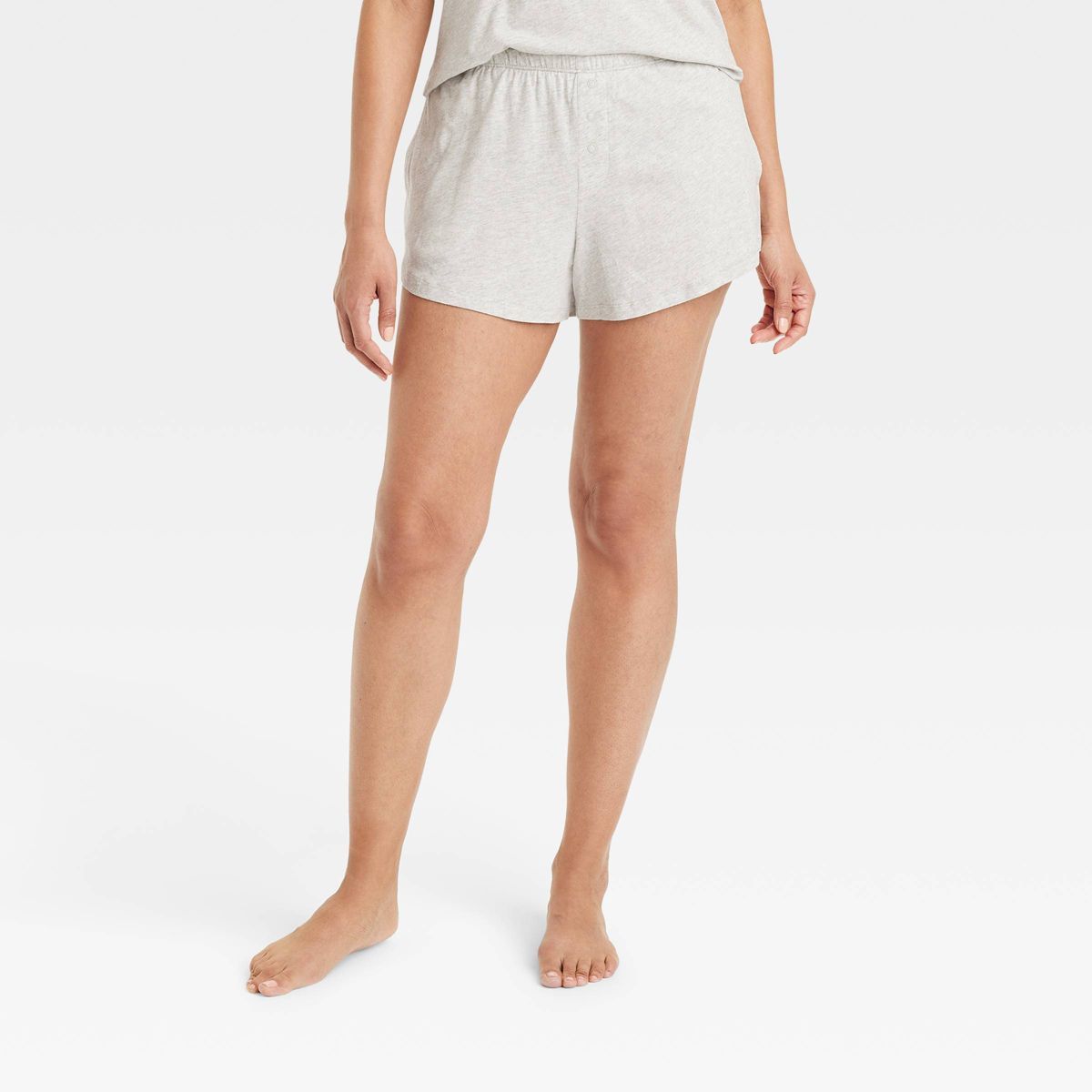 Women's Jersey Sleep Pajama Shorts - Stars Above™ Gray M | Target