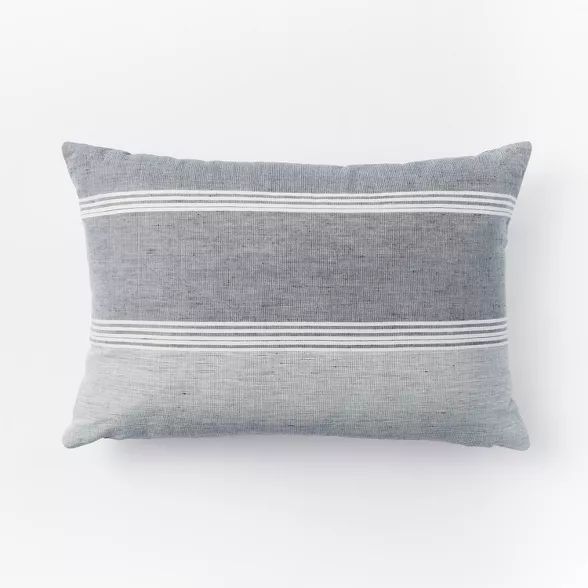 Woven Asymmetric Striped Throw Pillow - Threshold™ designed with Studio McGee | Target