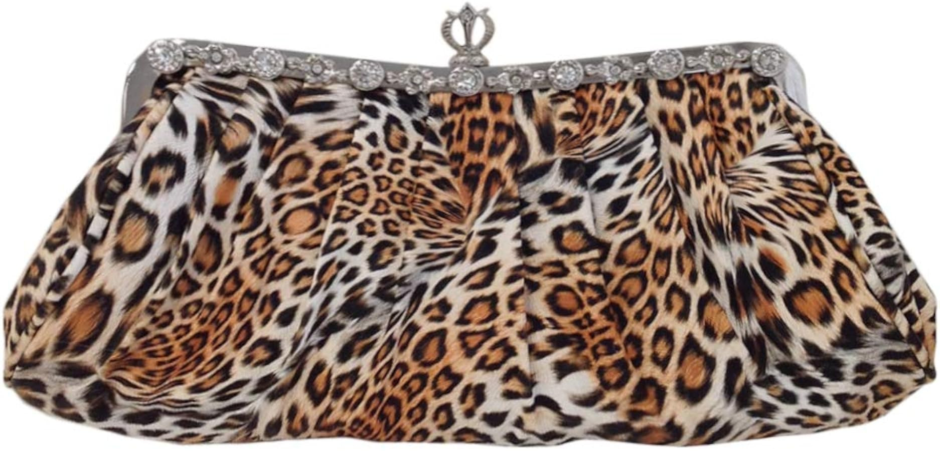 JNB Synthetic Leopard Print Clutch | Amazon (US)