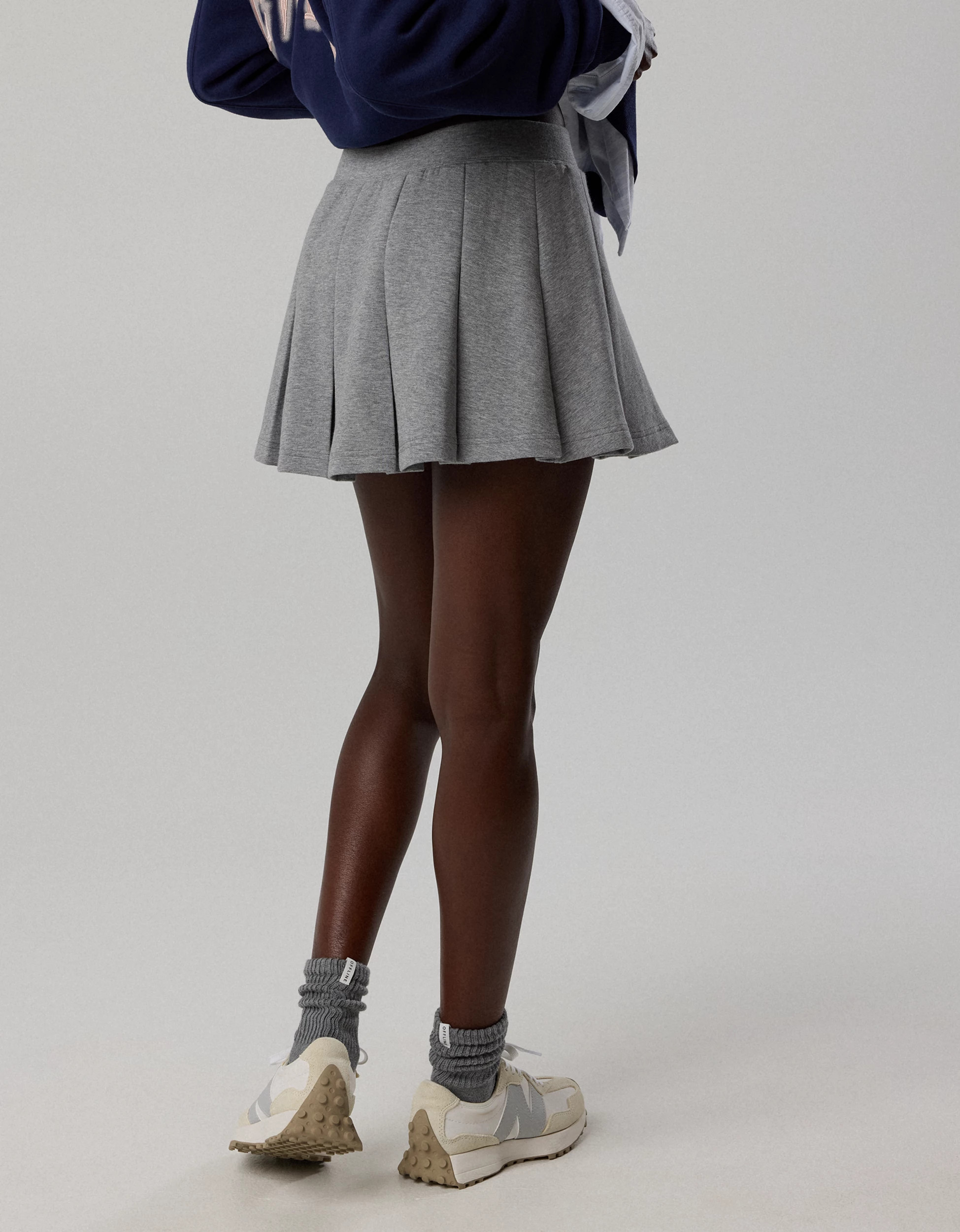 OFFLINE By Aerie ChillUp Cotton Pleated Skort | Aerie