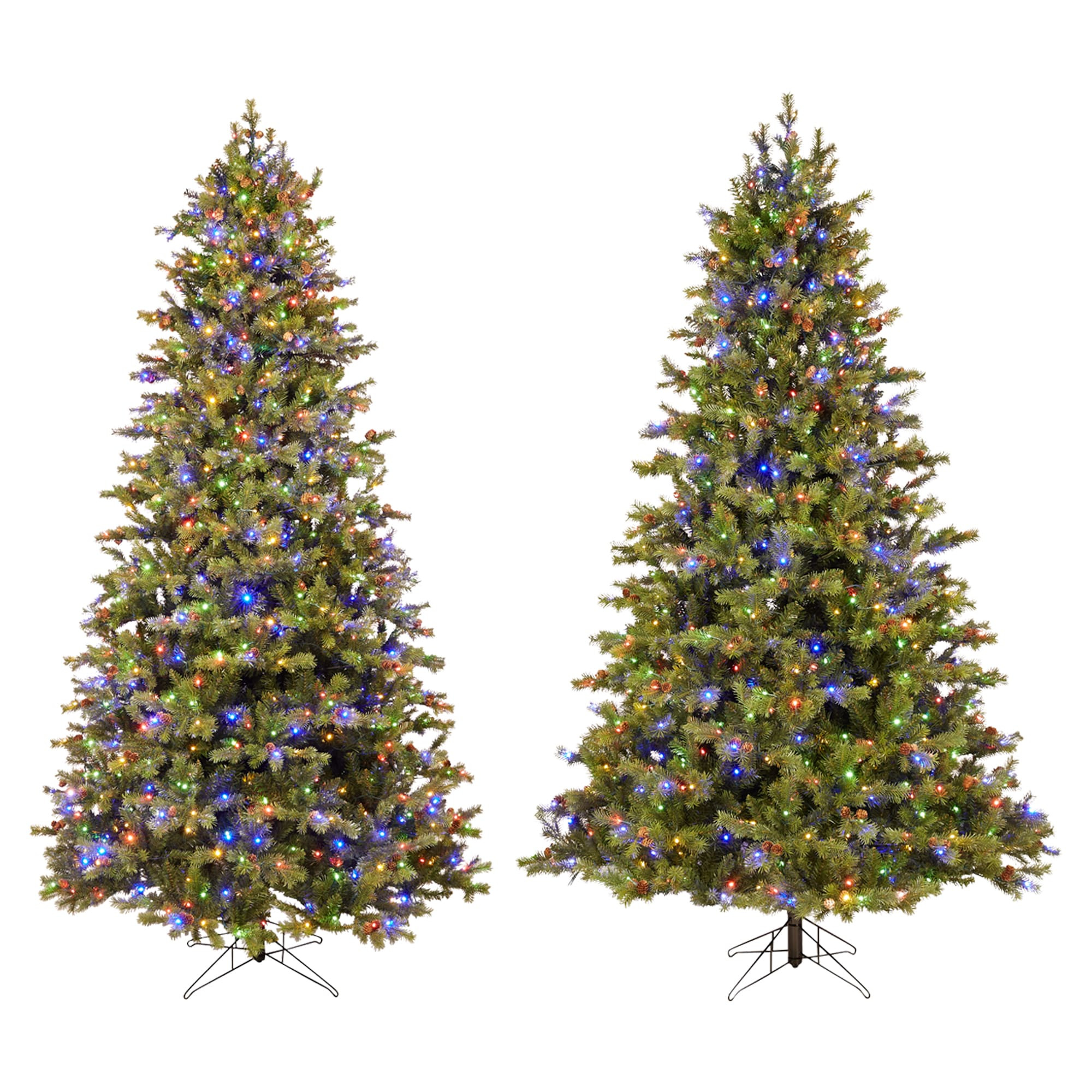 GE Cedar Rock Fir Artificial Christmas Tree Collection at Lowes.com | Lowe's