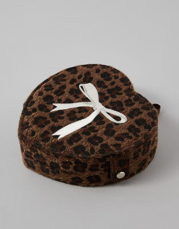 AE Leopard Print Jewelery Box | American Eagle Outfitters (US & CA)