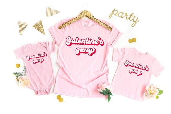 Galentine's Gang Valentines Mommy and Me Matching Outfits | Etsy | Etsy (US)