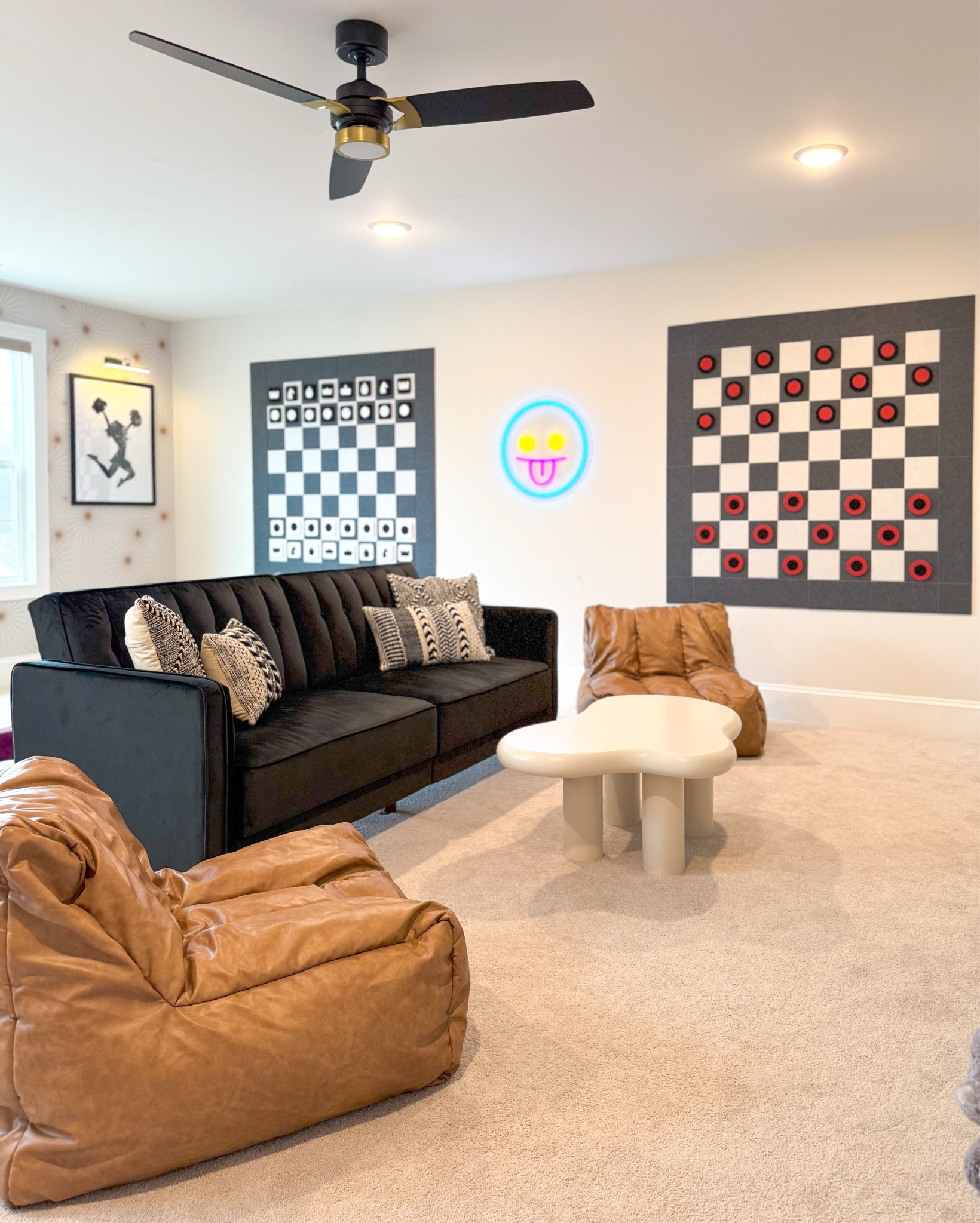 Creating spaces that inspire kids to unplug and engage - this playroom does it all. 🏀👾

From active play to sleepovers to quiet reading time, this playroom checks every box for a space that kids and parents will love—now and for years to come. 

#playroom #playroomdesign #kidsgames #playroomorganization

#LTKHome #LTKFamily #LTKKids
