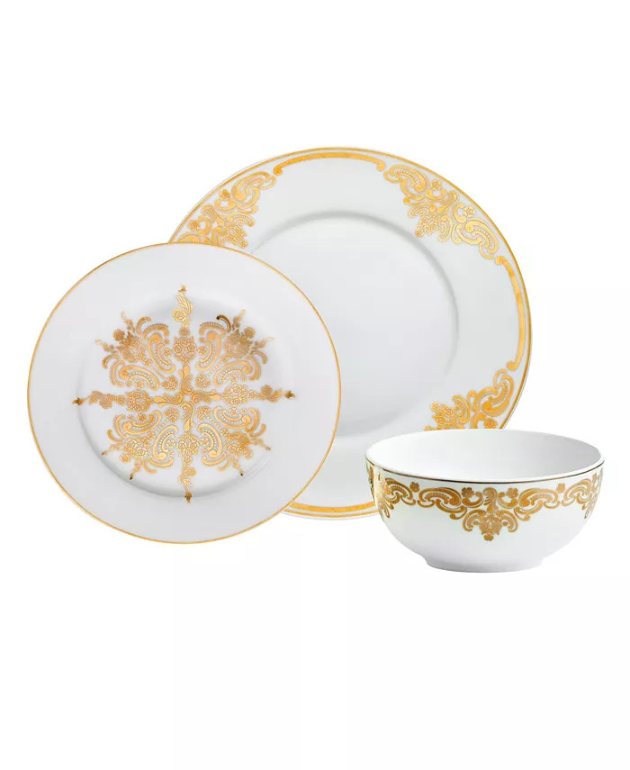 Godinger Baroque 12-pc Dinnerware Set, Service for 4 - Macy's | Macy's