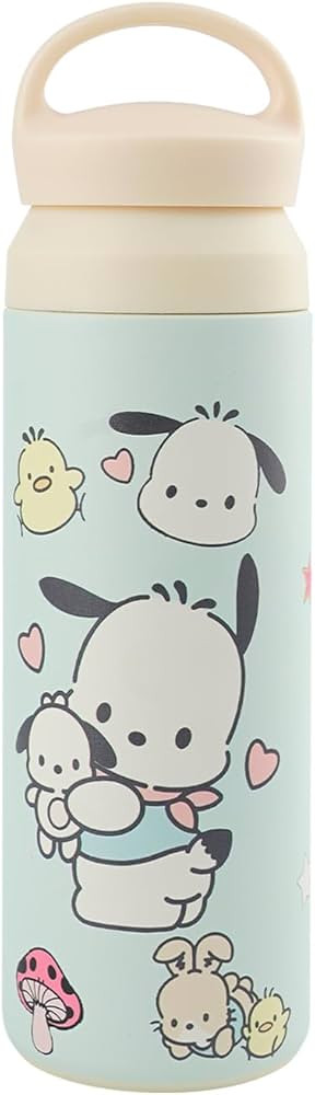 Anime Kitty Water Bottle,Cartoon Anime Water Bottle with Straw,Leak Proof Portable Insulated Bott... | Amazon (US)