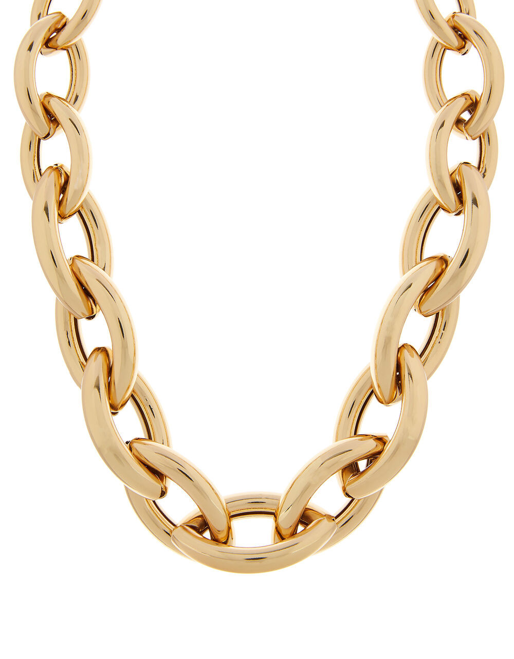 Gold-Plated Extra Chunky Chain Necklace | Accessorize (Global)
