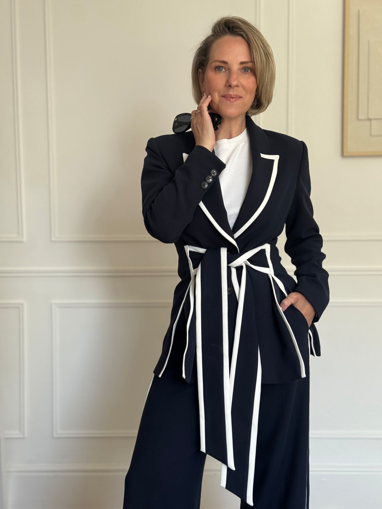 Petite trousers, petite suits, workwear, smart casual outfits, navy suit 

#LTKpetite #LTKworkwear #LTKover50style