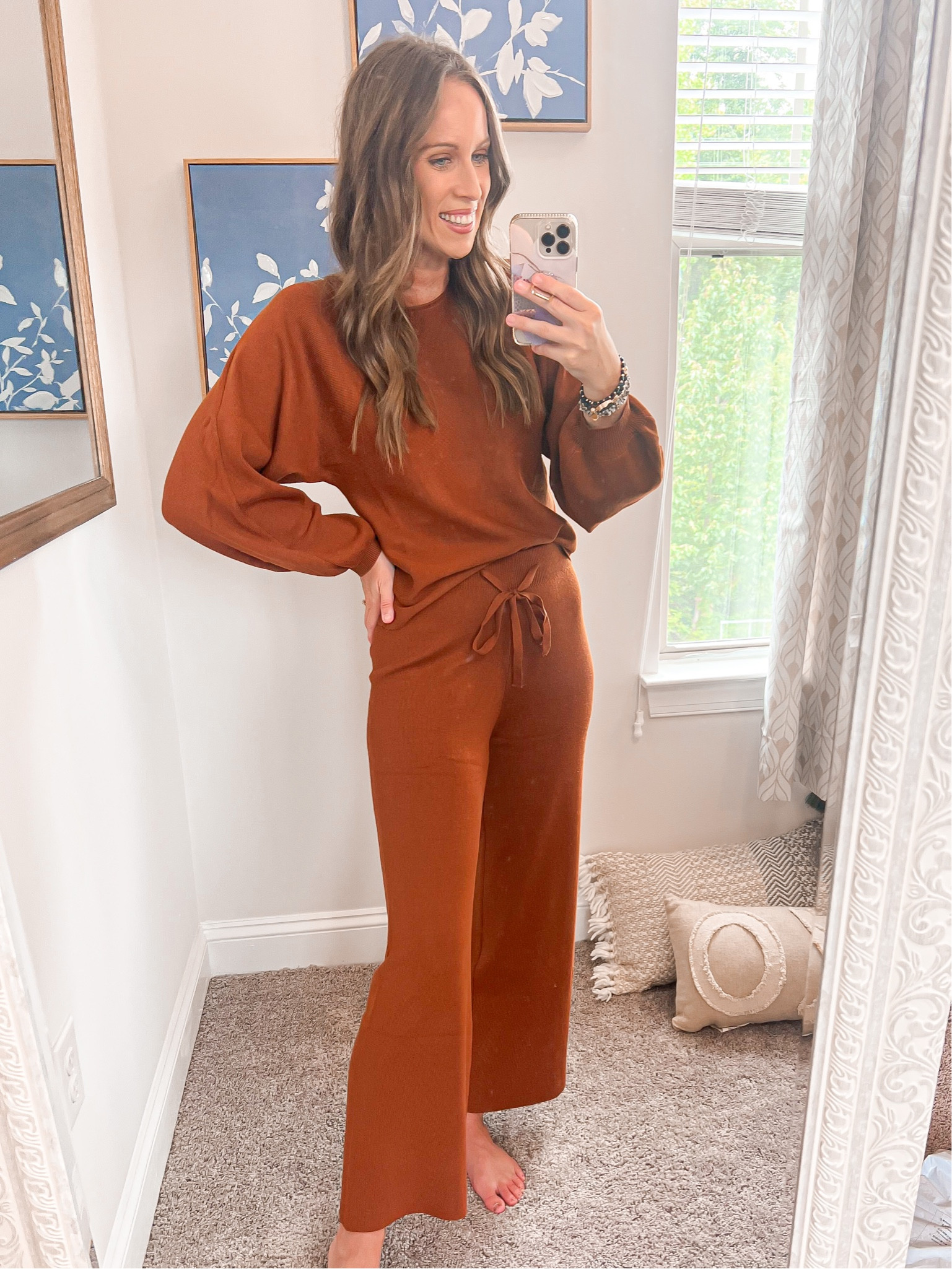 Fall fashion finds 🤎🍂

This cozy set from Amazon should be added to your cart immediately 🤎

So soft ! Could be worn a few ways 
• as a travel outfit with sneakers
• a night at home with cozy blanket and slippers 
• pair the top with denim or a skirt for a fun night out or those apple orchard visits in the fall 
• pair the pants with a bodysuit and Jean jacket
- just to name a few ☺️☺️

Amazon, amazon fashion, fall fashion , two piece set, travel outfit , teacher outfit, back to school, travel set, amazon must have , casual outfit, sweater, pants, wall art, Canvas art, curtains, boho decor, mirror , target finds, pillows, home decor , home finds,  #LTKBacktoSchool

#LTKstyletip #LTKhome