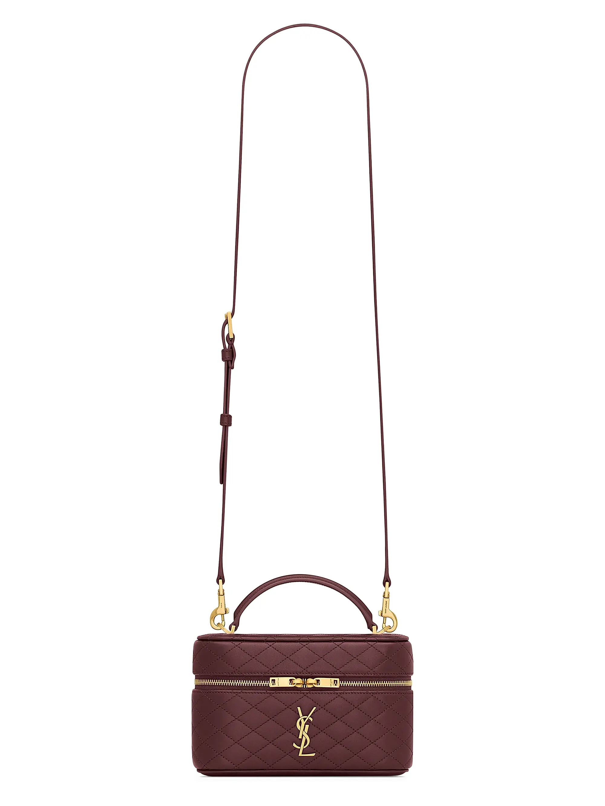 Saint Laurent Gaby Mini Vanity Bag in Lambskin | Saks Fifth Avenue | Saks Fifth Avenue
