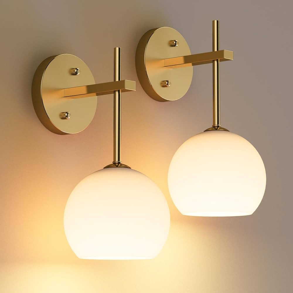 MOITA Wall Sconces Set of Two, Wireless Battery Operated Wall Decor with Remote, Sconces Wall Lig... | Amazon (US)