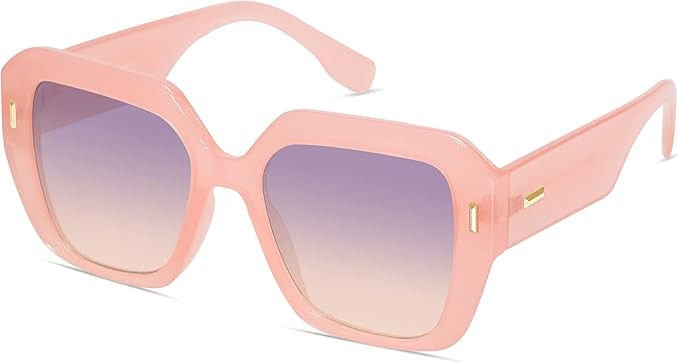 SOJOS Fashion Square Oversized Sunglasses for Women Trendy Big Large UV400 Protection Lens Womens... | Amazon (US)