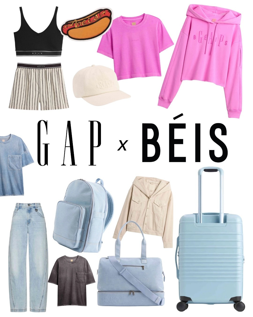 Gap x Beis limited edition collection!🤩✈️ 

#gap #beis #travel #bag #vacation #luggage #sweatshirt #casual #everyday #loungewear 

#LTKTravel #LTKItBag #LTKStyleTip
