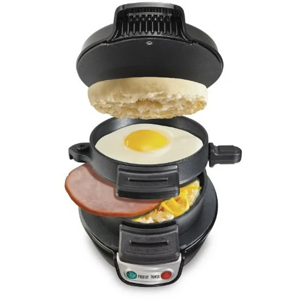 Hamilton Beach 25477 Breakfast Electric Sandwich Maker, Black - Walmart.com | Walmart (US)