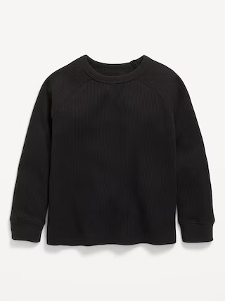 Long-Sleeve Thermal Knit T-Shirt for Toddler Boys | Old Navy (US)