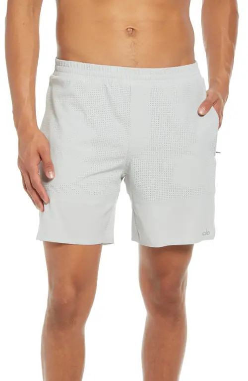 Alo Traction Men's Shorts in Titanium at Nordstrom, Size Medium | Nordstrom