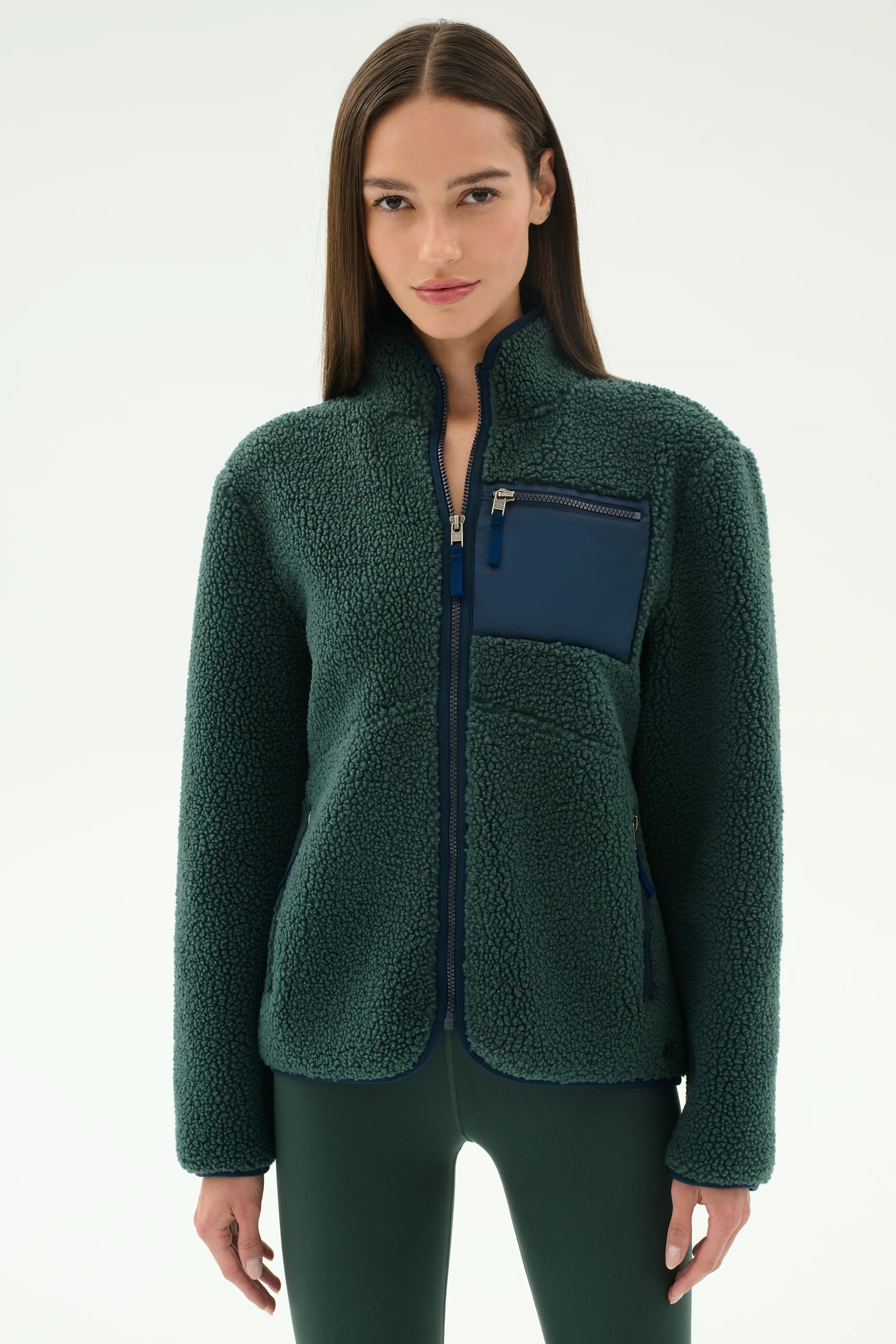 Harris Sherpa Jacket - Military/Indigo | Splits59.com