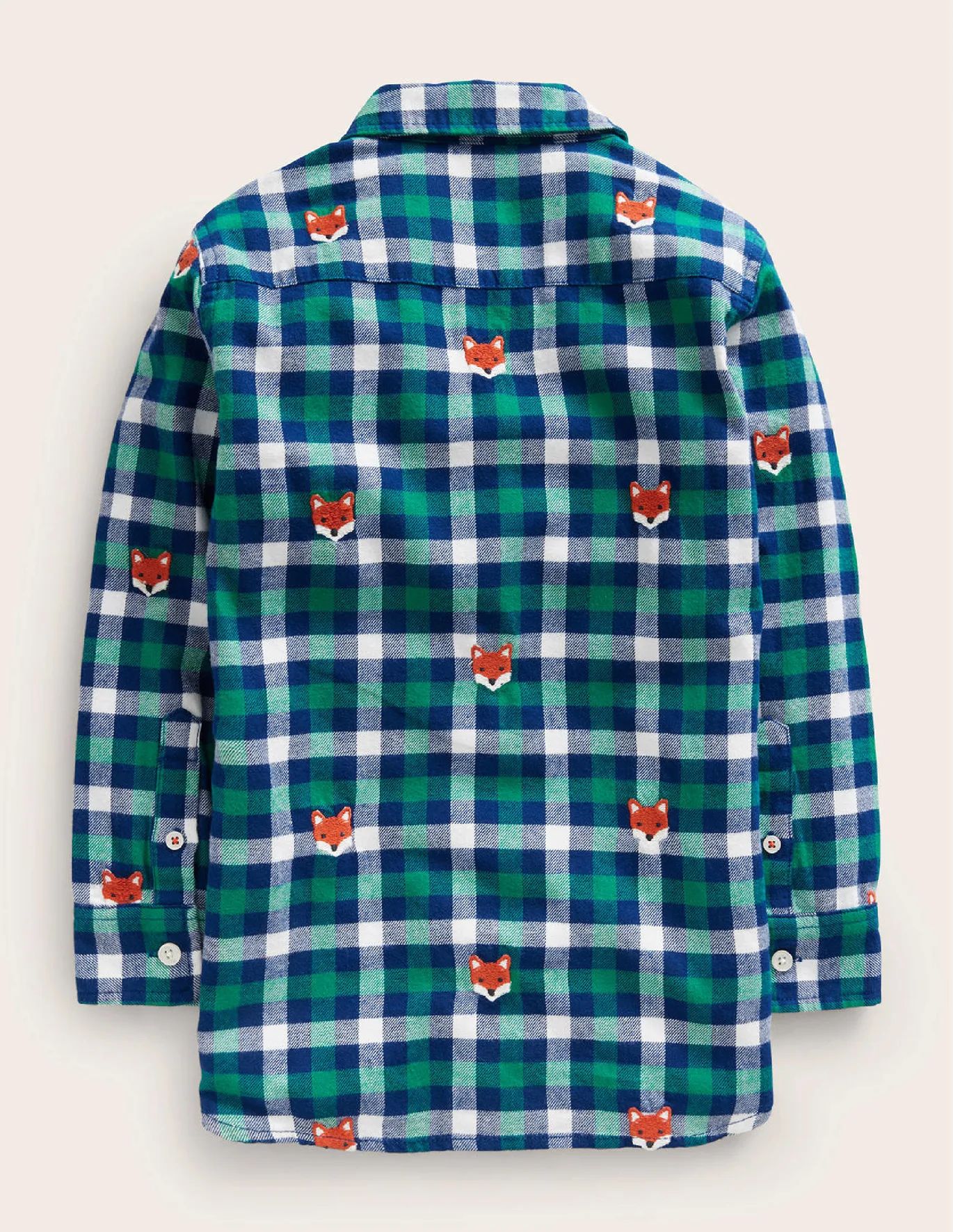 Embroidered Flannel Shirt | Boden (US)