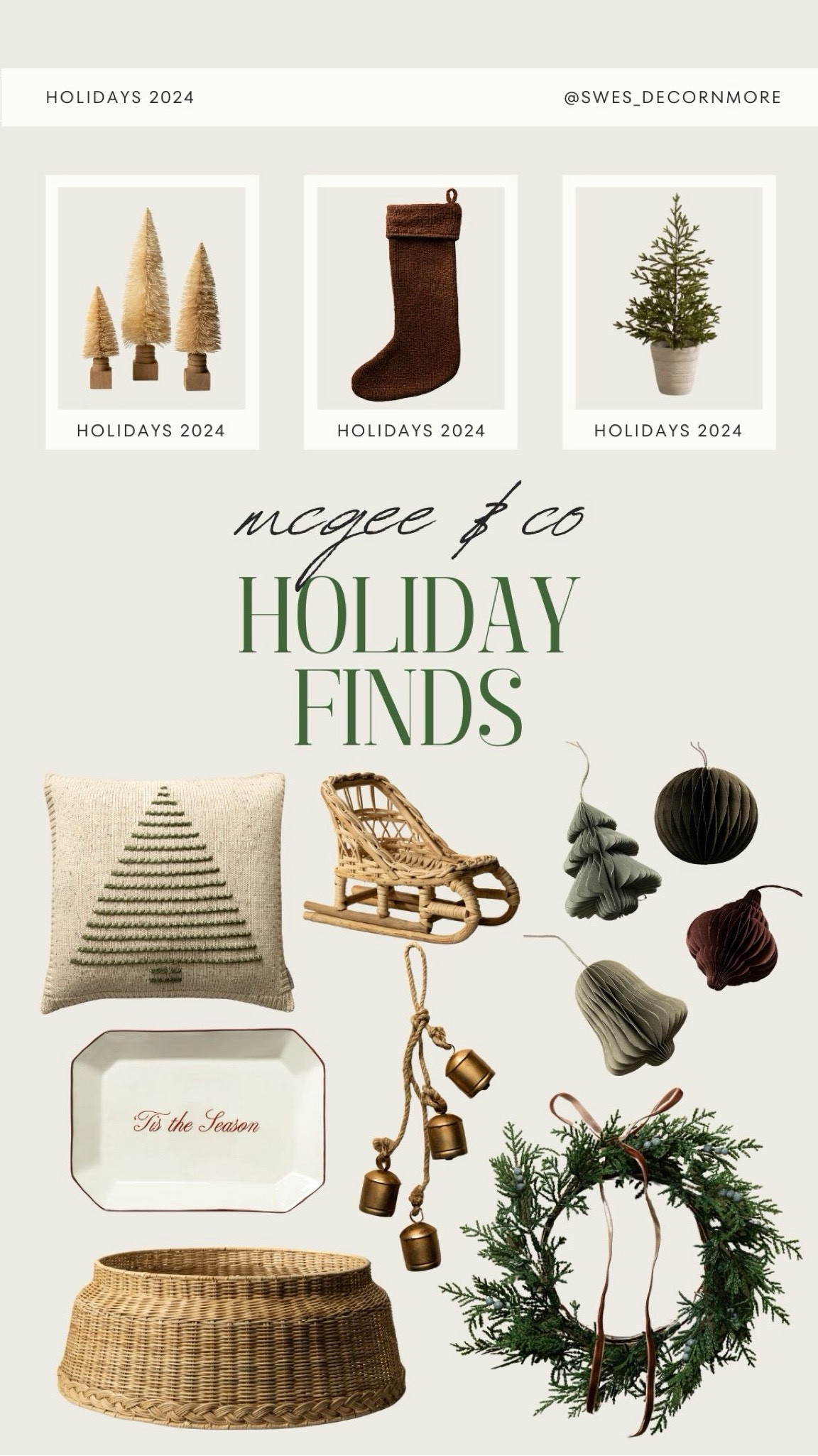 McGee & Co holiday finds. This mini tree and decorative bells are perfect for a cozy home this season. 

#LTKHome #LTKSeasonal #LTKStyleTip