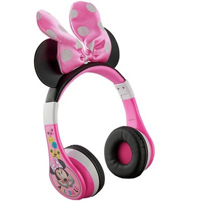 eKids Minnie Mouse Bluetooth Headphones for Kids - Pink (MM-B52.EXV21OL) | Target