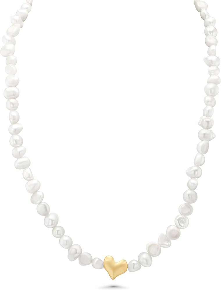 Pearl Necklace, Pearl Necklaces for Women, Choker Necklaces for Women, Handmade Necklaces, Long P... | Amazon (US)