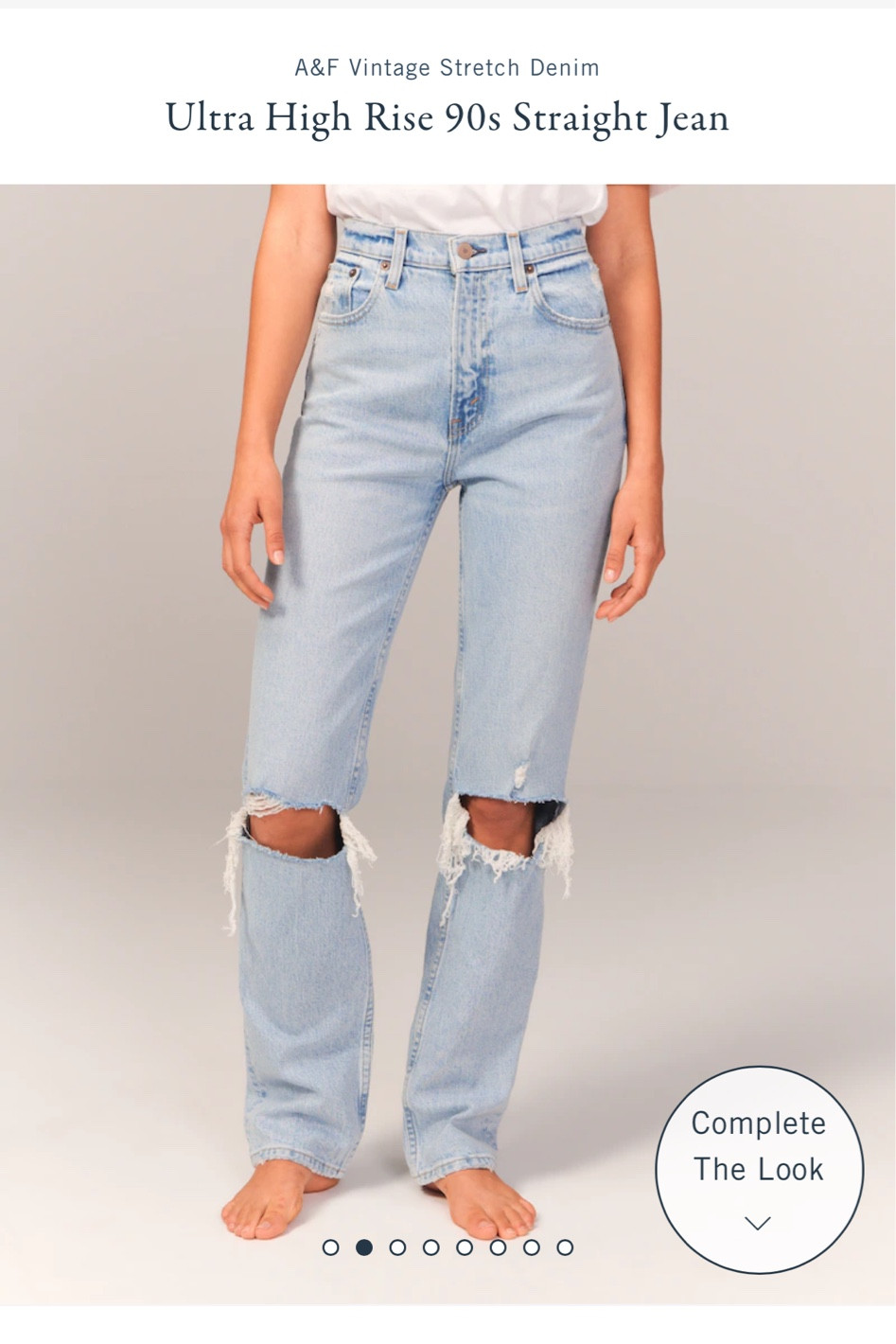 A&F // 90’s Straight Jeans 

#LTKSeasonal #LTKfit #LTKstyletip