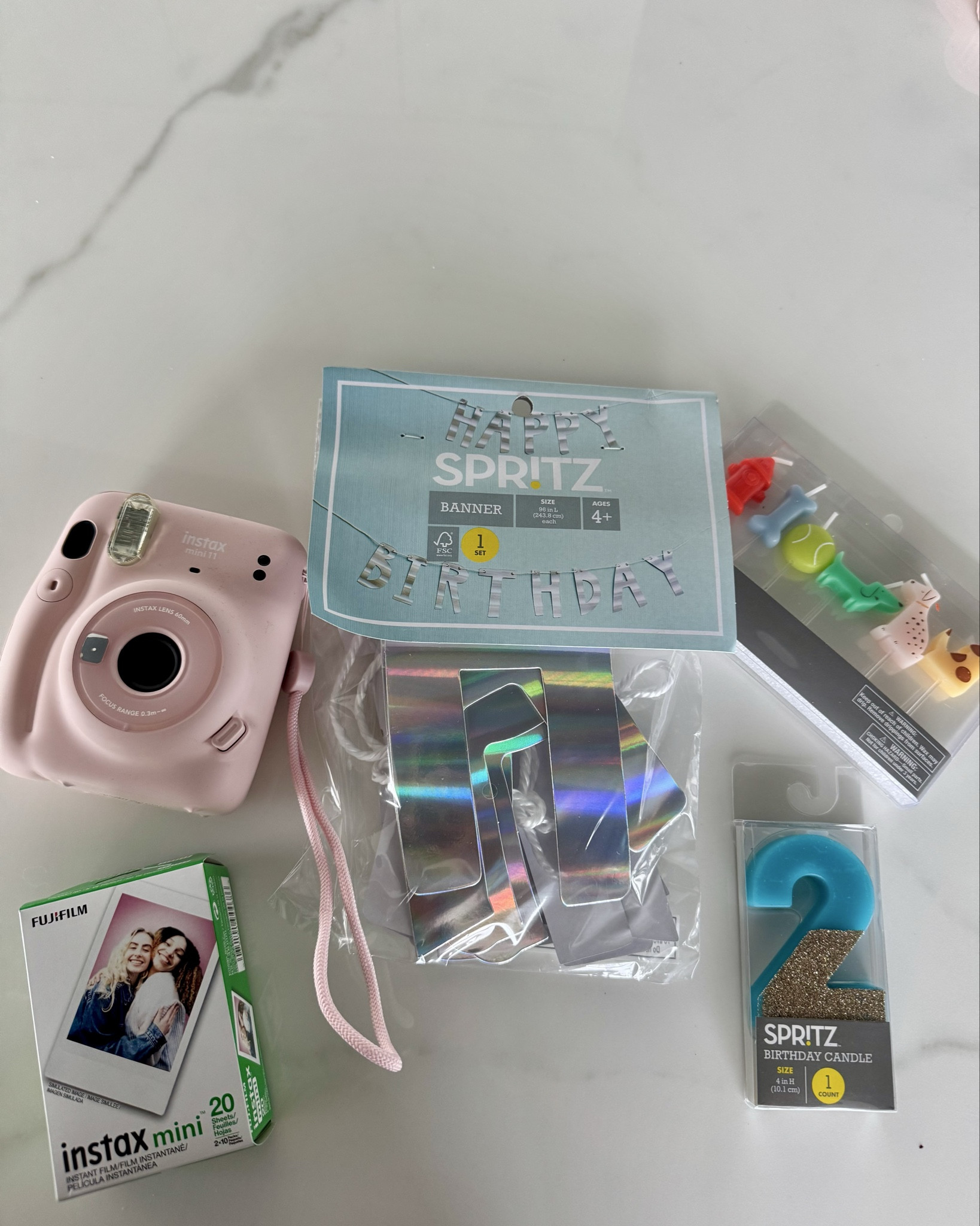 Celebrated my dog’s birthday by making him a birthday cake. Got birthday decor from Target & uses my Instax camera to take cute photos. 

#LTKPets #LTKParties