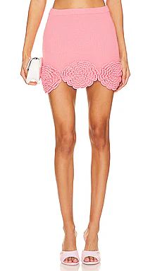 Lovers and Friends Ashby Crochet Skirt in Pink from Revolve.com | Revolve Clothing (Global)