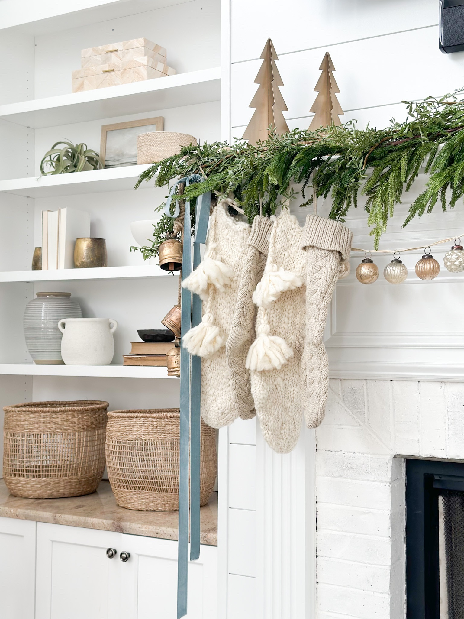 Coastal Christmas Mantle
Blue Christmas decor
Christmas mantle decor

#LTKSeasonal #LTKhome #LTKHoliday