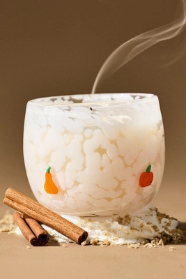 Mystic Icon Pumpkin Sweet Vanilla Glass Candle | Anthropologie (US)