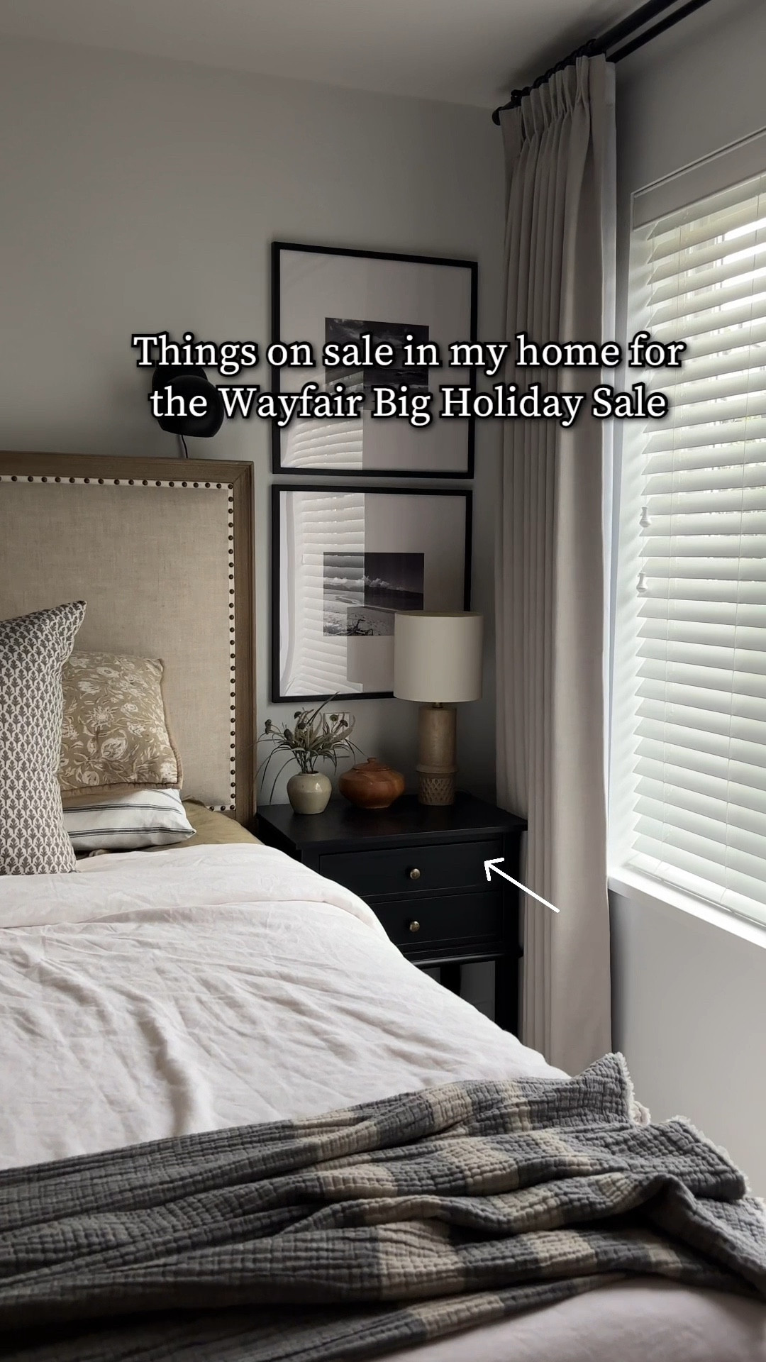 Welcome to part 2 of “What's on sale in my home” for Wayfair’s Big Holiday Sale. 🎉 Seeing an item in real life is worth 1,000 words, so come on over for a little modern organic home tour. With up to 60% off and fast shipping, now is the perfect time to decorate on a budget.
I’ve got master bedroom inspiration, closet organization ideas, my favorite rug in our living room, a stylish kids desk, and so much more. 👏🏻

I also rounded up a few extra transitional home decor finds that are on sale and have great reviews. 

#wayfairpartner #wayfair @wayfair #modernorganic 

#LTKHome #LTKVideo #LTKSaleAlert