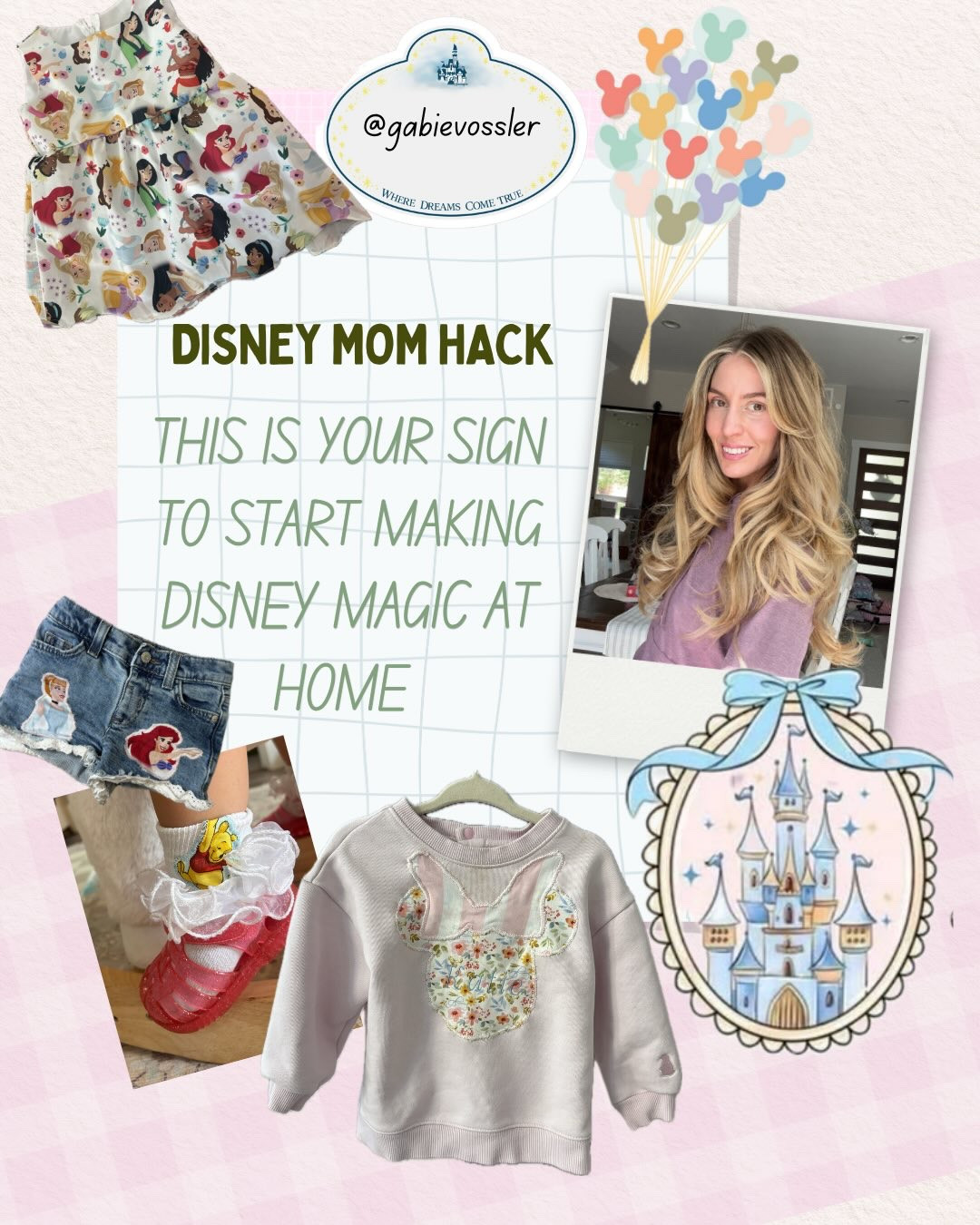 This is your sign to start making Disney magic at home ✨

You don’t need perfect skills.

You just need fabric, time, and ideas.

Start small—ears, outfits, little details

It grows into something bigger than you expected.

Save this if you’ve been waiting to start. ☺️