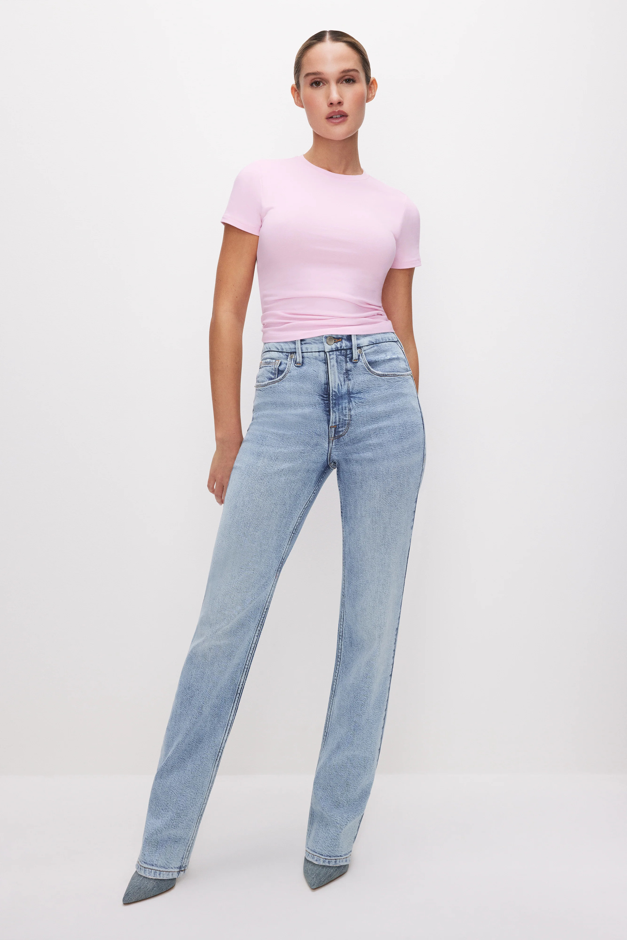 SUPER STRETCH BABY TEE | Good American