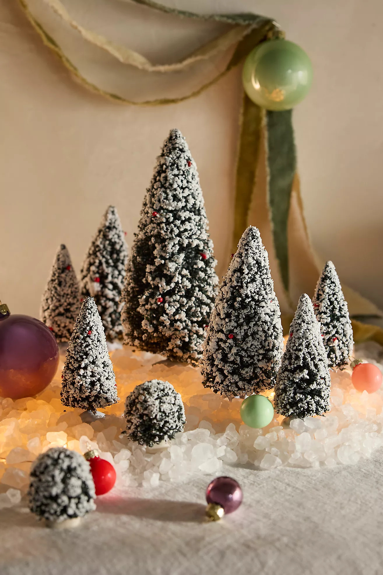 Miniature Brush Tree Forest, Set of 9 | Anthropologie (US)