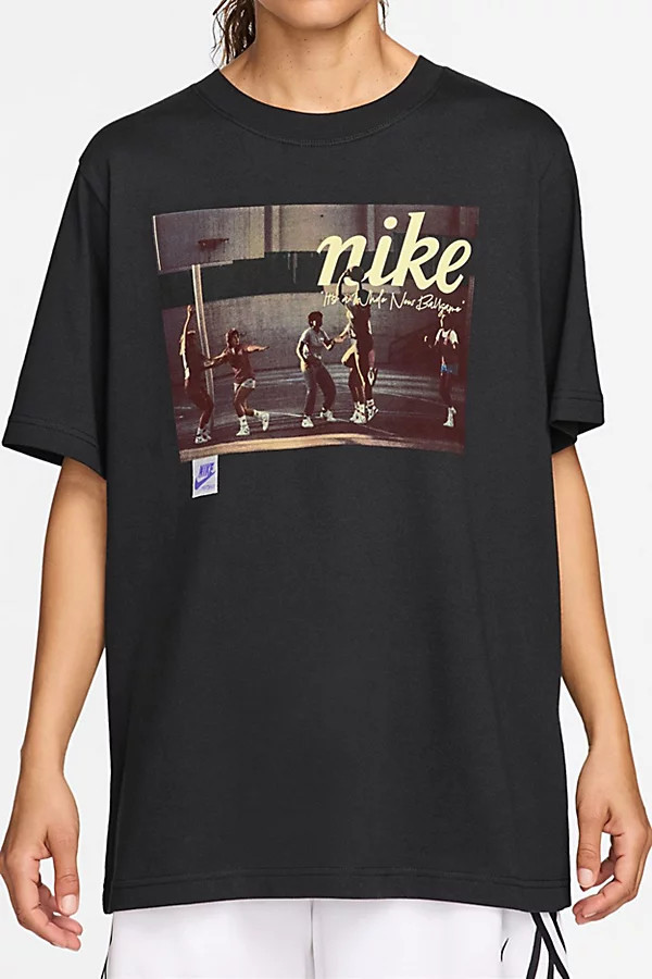 Nike Basketball Graphic Tee in Black, Women's at Urban Outfitters | Urban Outfitters (US and RoW)