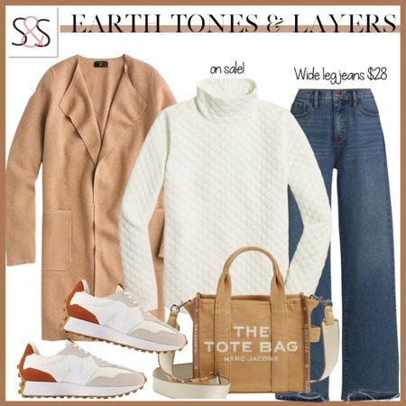 Earth toned neutrals for your fall outfit win! This quilted top is great with jeans and 327 New Balance sneakers. Perfect for work or travel  

#LTKstyletip #LTKworkwear #LTKtravel
