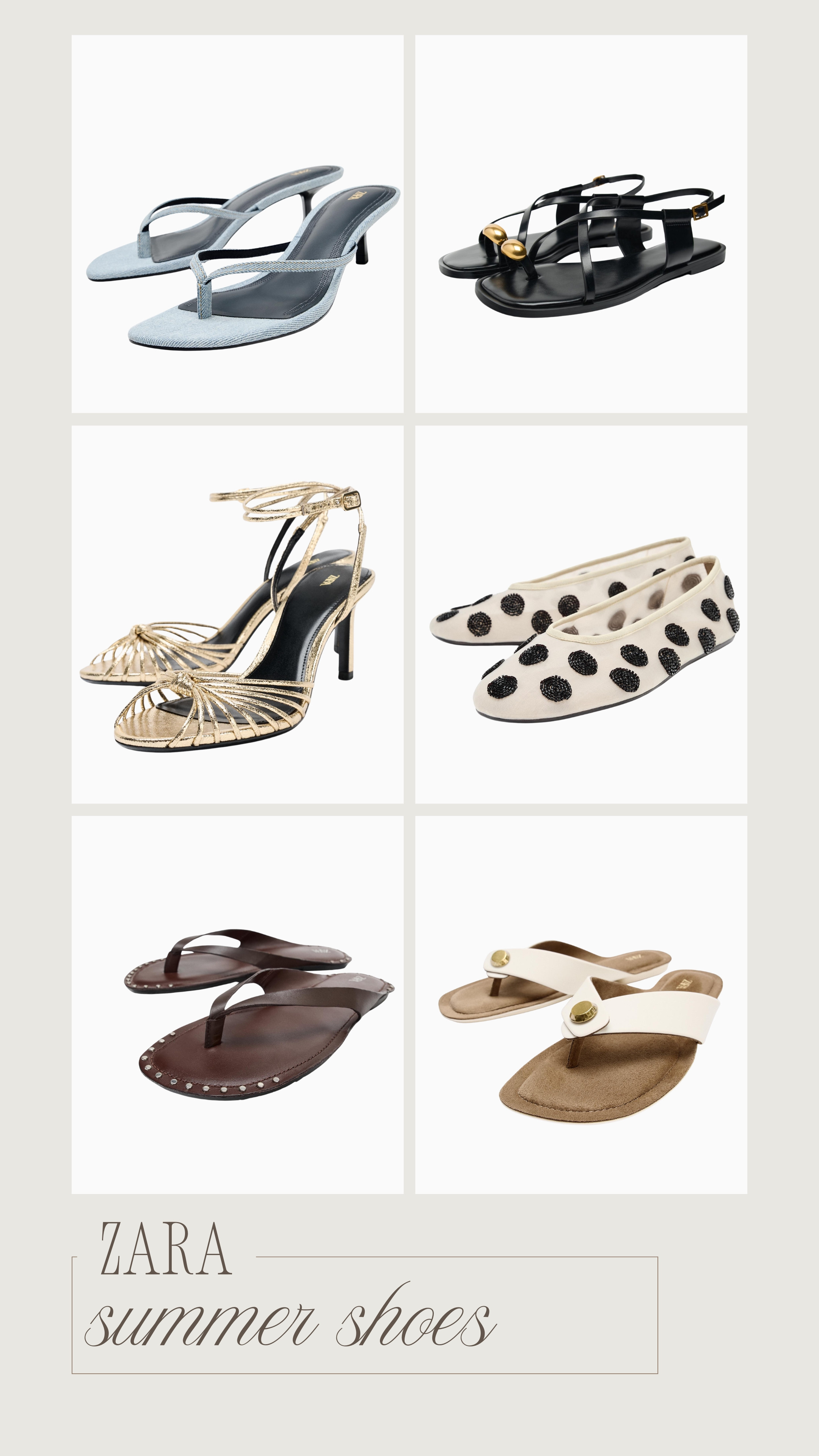Zara has the most beautiful shoe selection right now!

kitten heels flip flops, ballet flats 

 #LTKgrwm #LTKootd