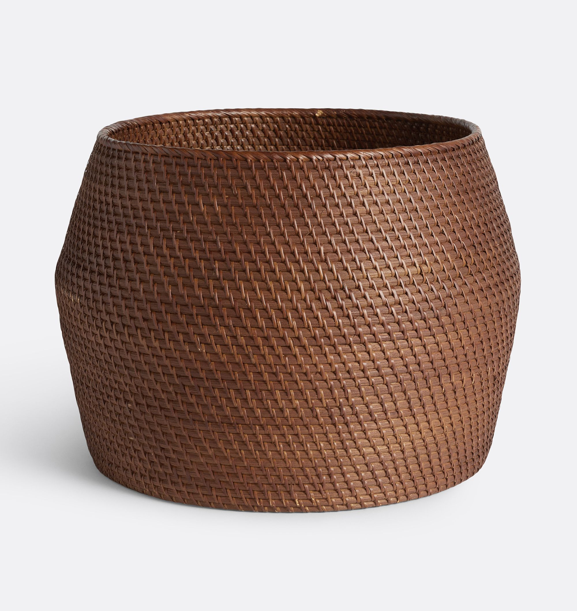 Rinna Rattan Round Basket | Rejuvenation