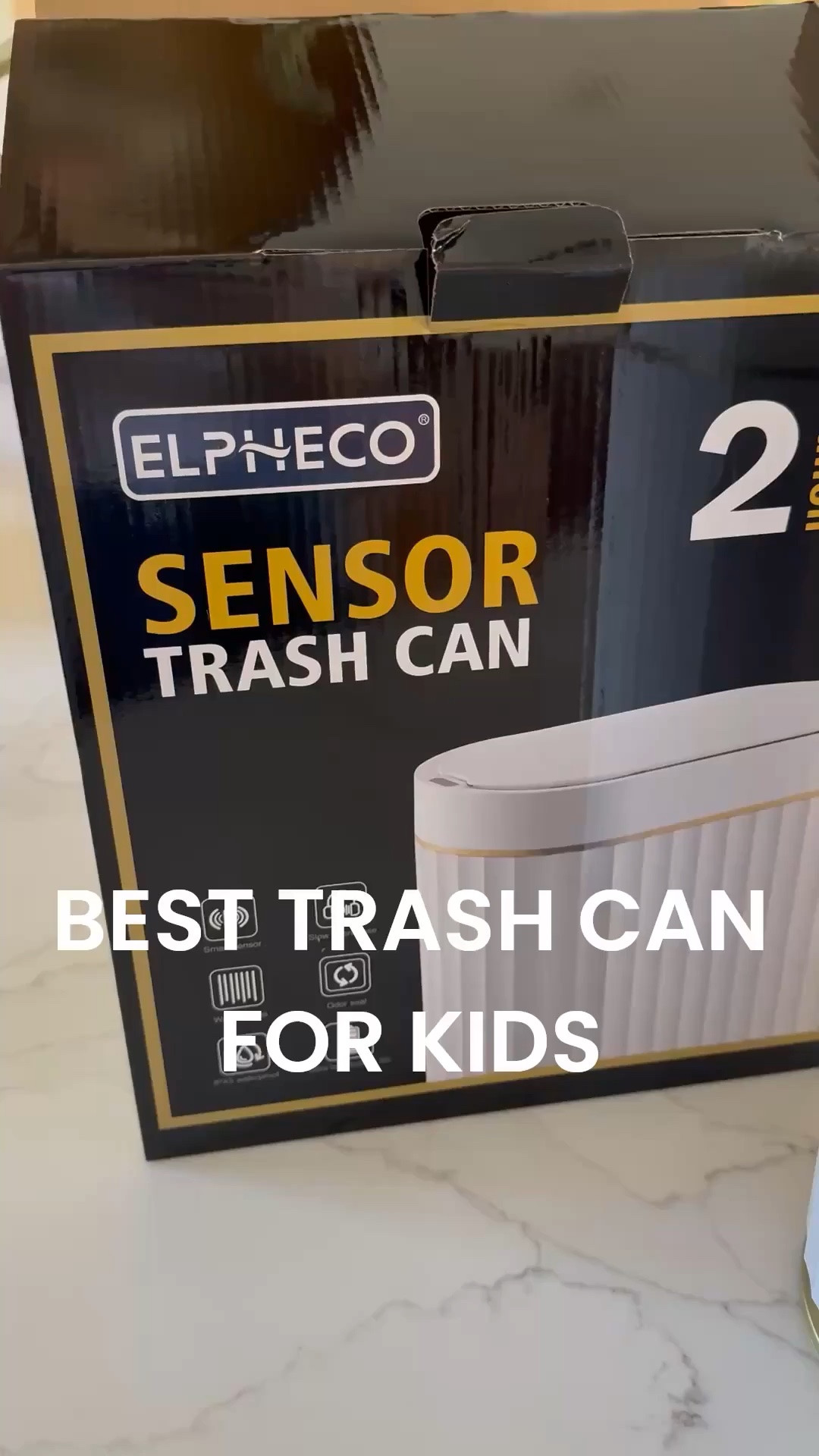Hide your bathroom trash!  It's all gross... especially if you have teen girls!!  No one wants to see your feminine trash!!