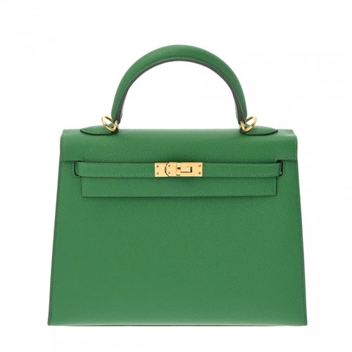 HERMES Kelly 25 Outside stitching 2WAY Veau Epsom Cactus Women Handbag | eBay US