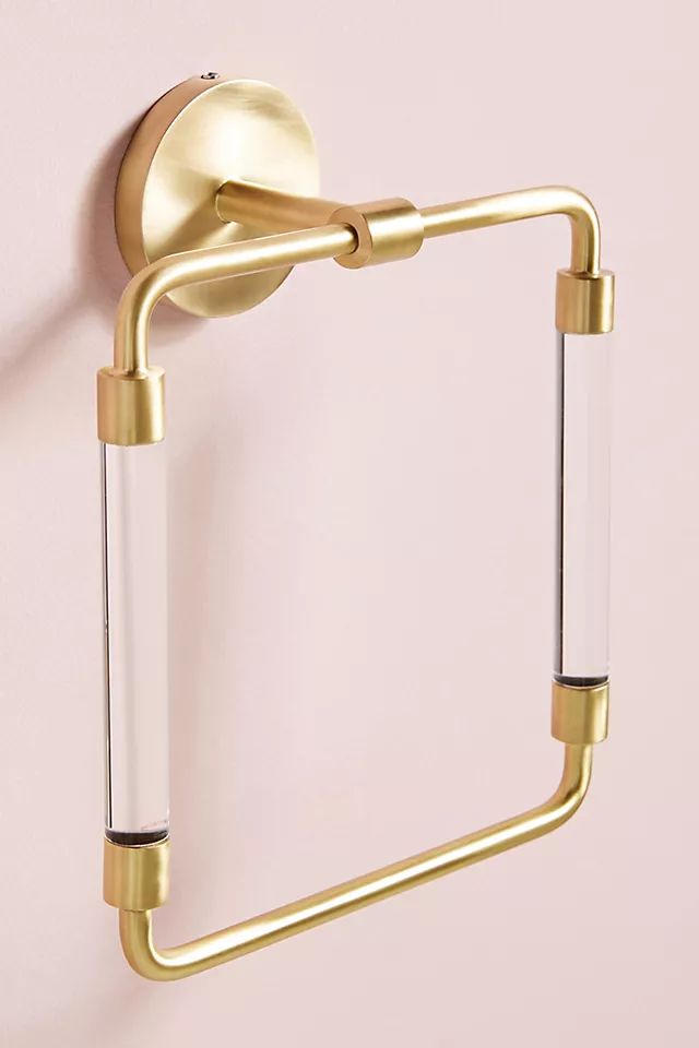 Mikayla Lucite Towel Ring | Anthropologie (US)