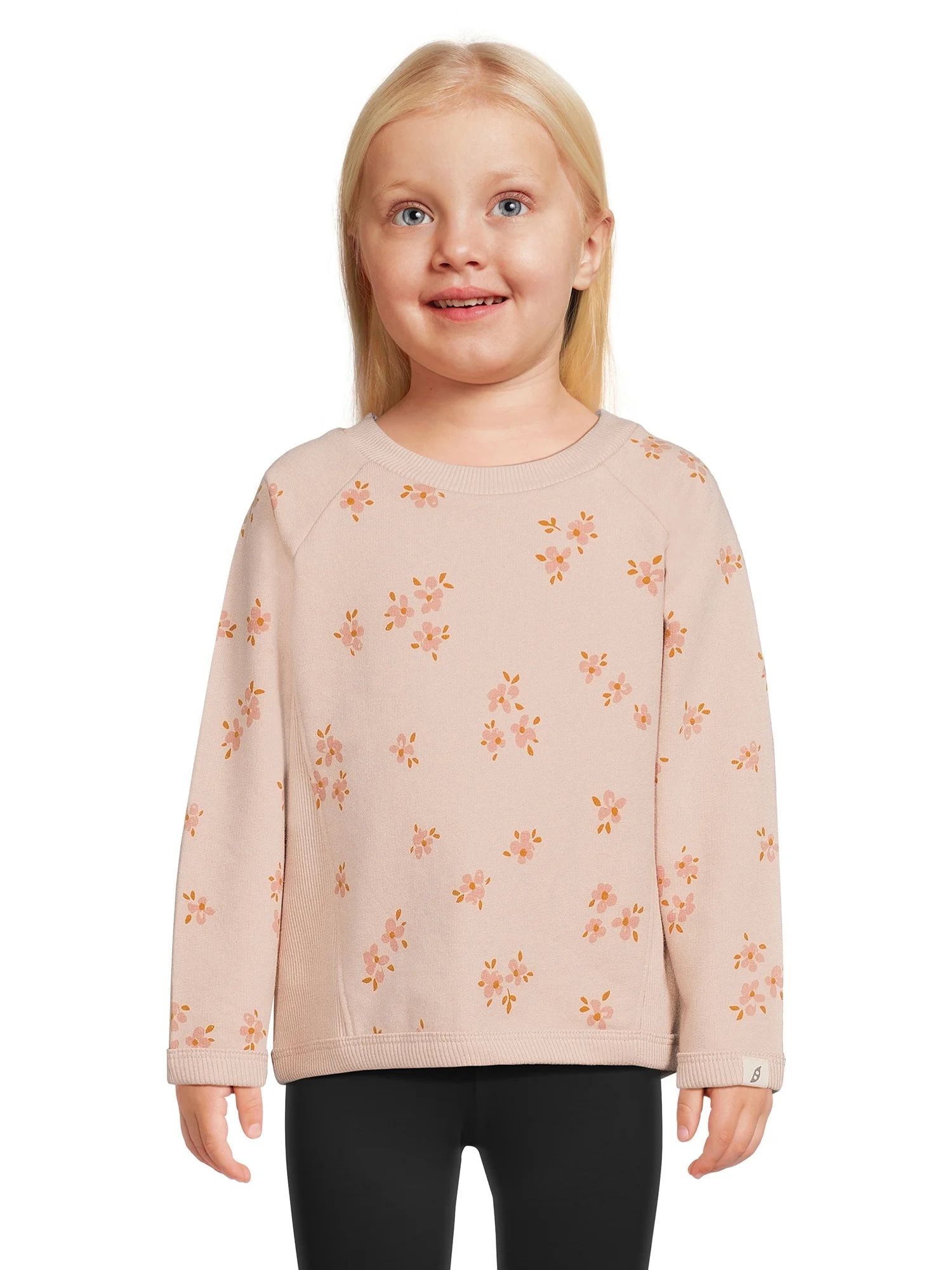 easy-peasy Toddler Girl Long Sleeve Crewneck Sweatshirt, Sizes 12 Months-5T | Walmart (US)