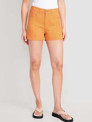 High-Waisted Wow Jean Shorts for Women -- 3-inch inseam | Old Navy (US)