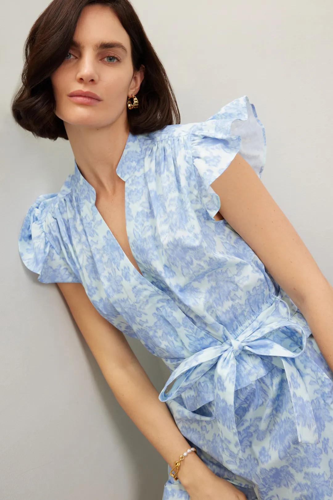 Blurred Floral Romper | Rent the Runway