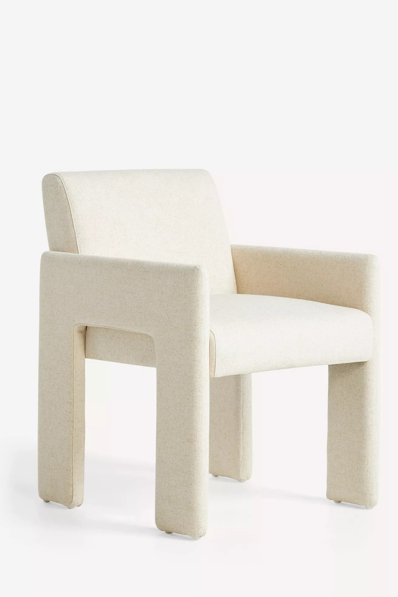 Lydia Linen Dining Armchair | Anthropologie (US)